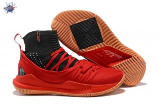 Meilleures Under Armour Curry 5 Rouge Noir