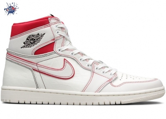 Meilleures Air Jordan 1 (GS) Retro High "Phantom" Bianco Rouge (575441-160)