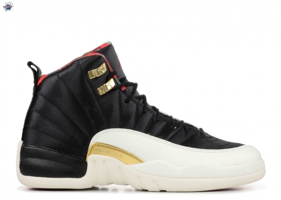 Meilleures Air Jordan 12 Retro Cny (GS) Chinese New Year Noir (BQ6497-006)