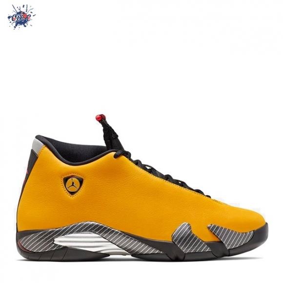 Meilleures Air Jordan 14 "Reverse Ferrari" Or (BQ3685-706)