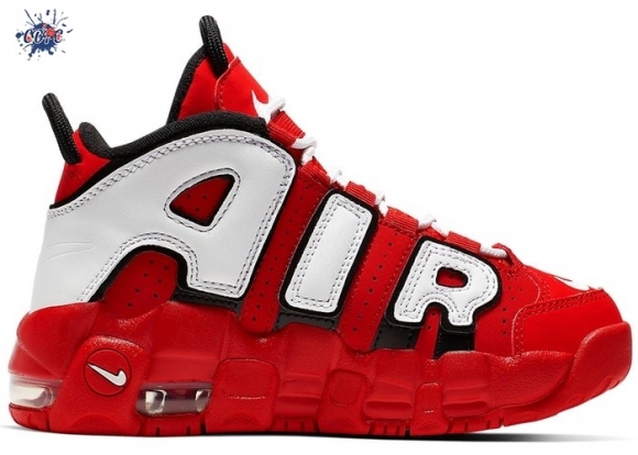 Meilleures Nike Air More Uptempo (PS) Rouge Noir Bianco (CD9403-600)