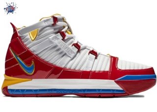 Meilleures Nike Lebron III 3 Superman 2019 Rouge (AO2434-100)