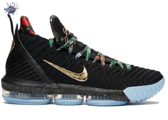 Meilleures Nike Lebron XVI 16 Watch The Throne Noir (CI1518-001)