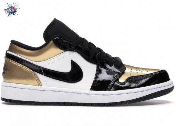 Meilleures Air Jordan 1 Low "Gold Toe" Or Noir (CQ9447-700)