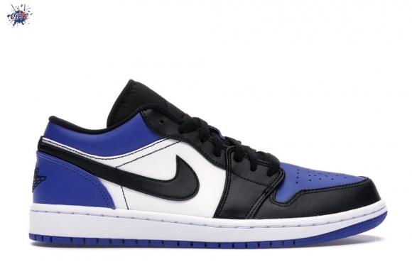 Meilleures Air Jordan 1 Low "Royal Toe" Royal Noir (CQ9446-400)