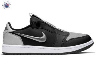 Meilleures Air Jordan 1 Low Slip "Shadow" Femme Noir Gris (CQ0279-001)