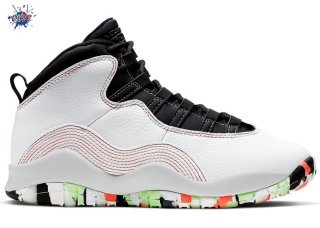 Meilleures Air Jordan 10 (GS) Retro Blanc (BV1843-176)