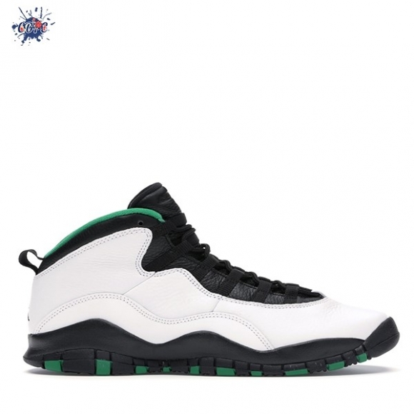 Meilleures Air Jordan 10 (GS) Retro "Seattle" Blanc (310806-137)