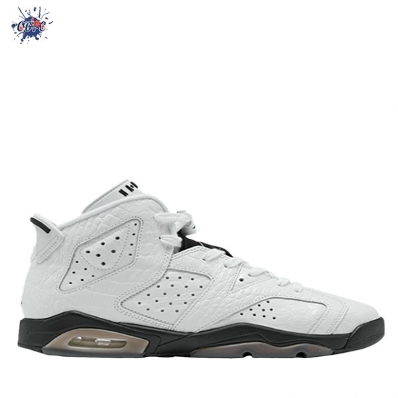 Meilleures Air Jordan 6 (GS) Retro "Alligator" Blanc (384665-110)