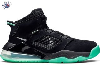 Meilleures Air Jordan Mars 270 (GS) Noir Vert (BQ6508-003)