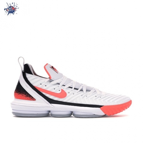 Meilleures Nike Lebron XVI 16 "Blanc Hot Lava" Blanc (CI1521-100)