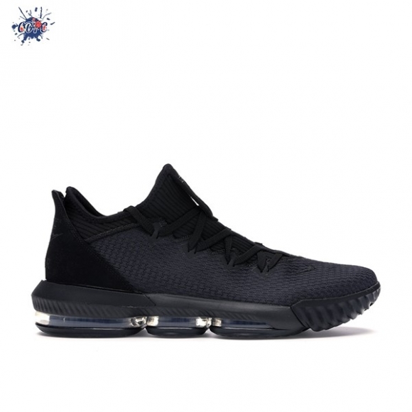 Meilleures Nike Lebron XVI 16 Low Triple Noir (CI2668-002)