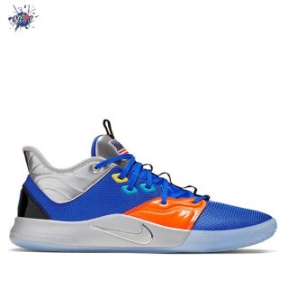 Meilleures Nike PG 3 (GS) "Nasa Apollo 14" Bleu Argent (CI8973-400)