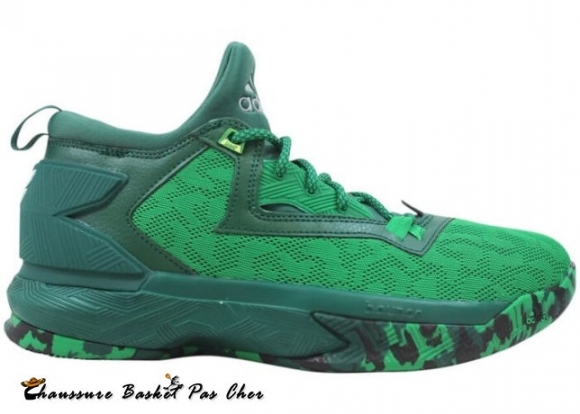 Adidas D Lillard 2 Vert Blanc (B42379)