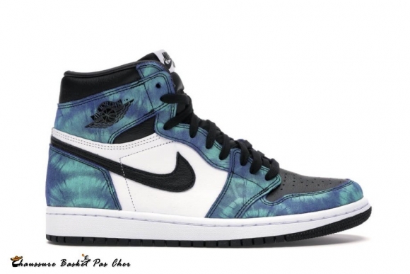 Jordan 1 Retro High "Tie Dye" (W) Noir Vert (CD0461-100)