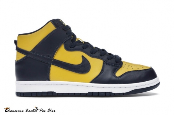 Nike Dunk High "Michigan" (2020) Maïs Marine (CZ8149-700)