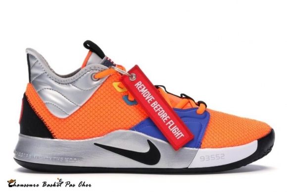 Nike Pg 3 Nasa Noir Orange (CI2666-800)