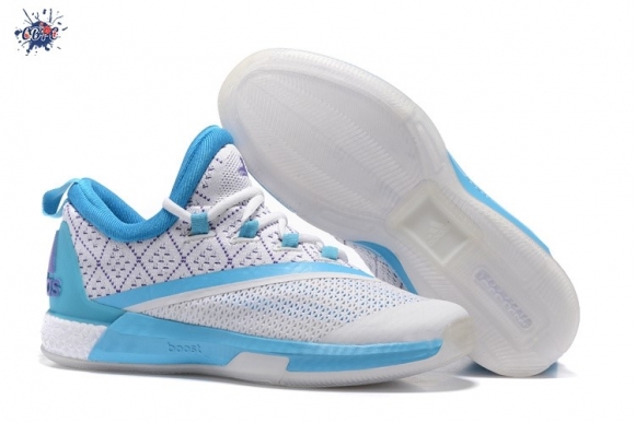 Meilleures Adidas Crazylight James Harden Blanc Bleu