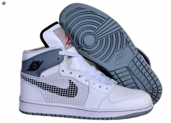 Meilleures Air Jordan 1 Blanc Gris