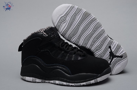 Meilleures Air Jordan 10 Noir Enfant