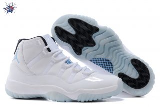 Meilleures Air Jordan 11 Blanc Bleu Noir