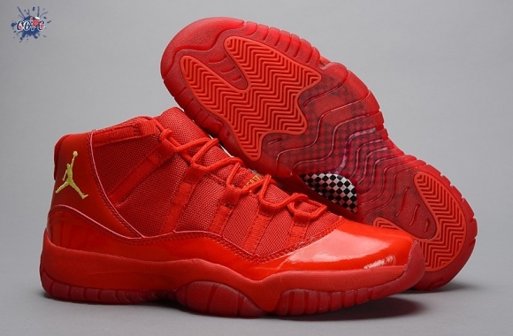 Meilleures Air Jordan 11 Jaune Rouge