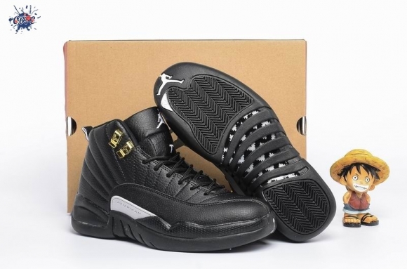 Meilleures Air Jordan 12 Noir Or