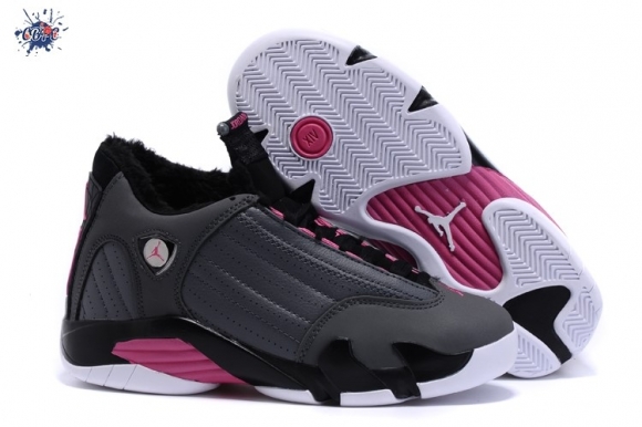 Meilleures Air Jordan 14 Rose Gris