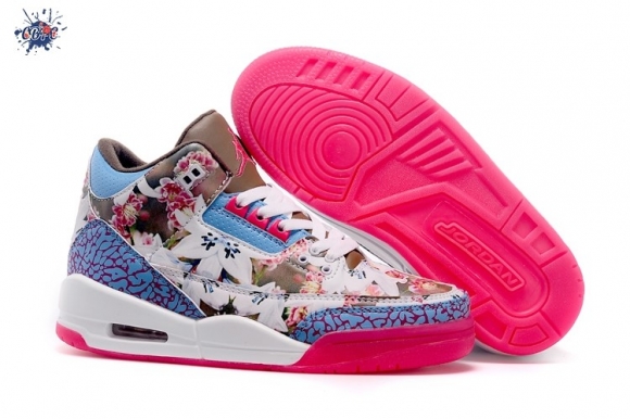 Meilleures Air Jordan 3 Multicolore Rose