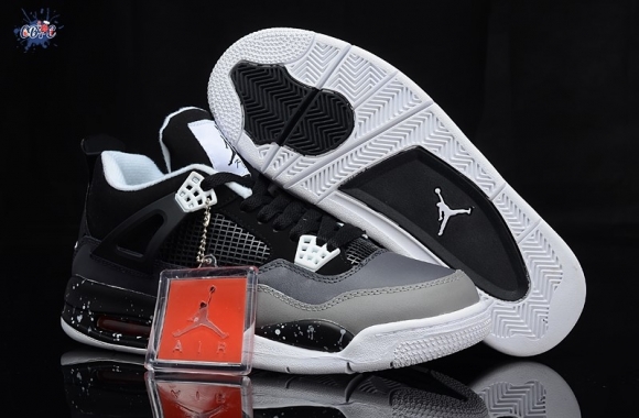 Meilleures Air Jordan 4 Gris Noir