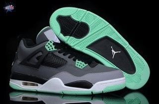 Meilleures Air Jordan 4 Gris Vert