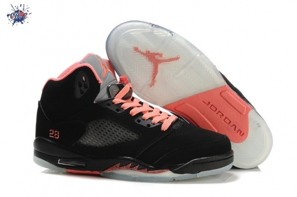 Meilleures Air Jordan 5 Noir Orange