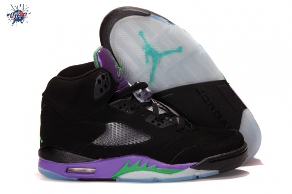 Meilleures Air Jordan 5 Noir Pourpre