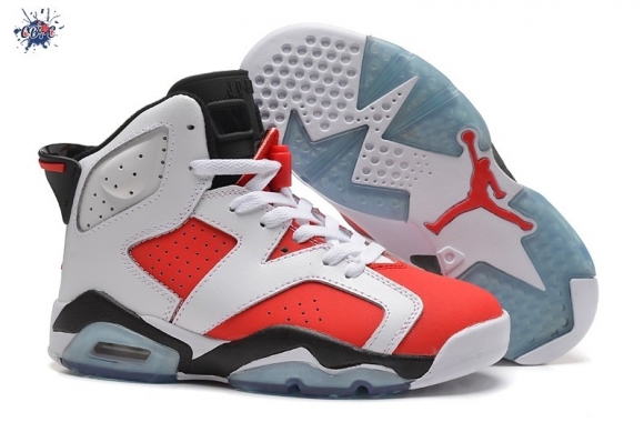 Meilleures Air Jordan 6 Blanc Noir Rouge