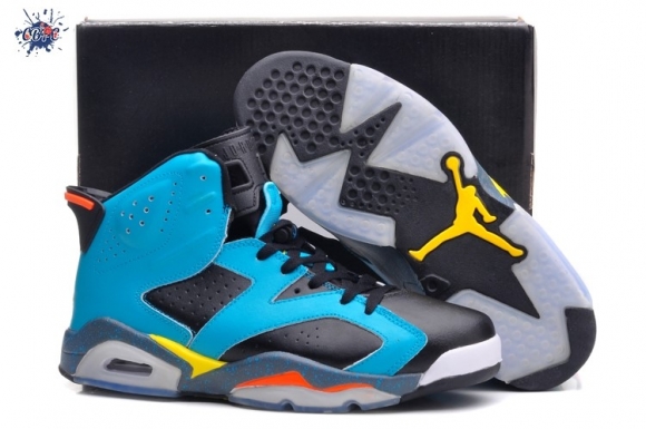 Meilleures Air Jordan 6 Bleu Noir Jaune