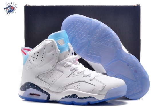 Meilleures Air Jordan 6 Clair Bleu