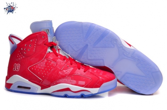 Meilleures Air Jordan 6 Rouge Blanc