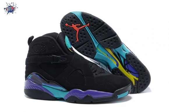 Meilleures Air Jordan 8 Noir Pourpre