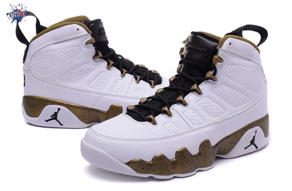 Meilleures Air Jordan 9 Blanc Noir Marron