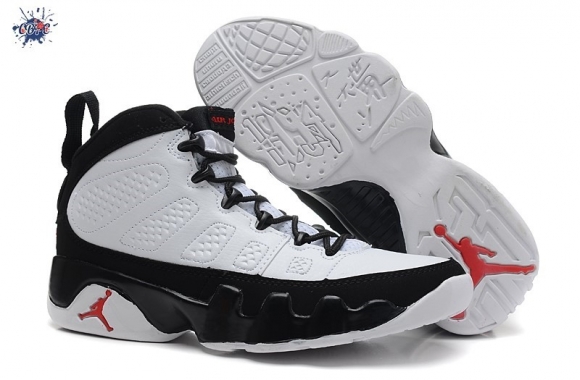 Meilleures Air Jordan 9 Blanc Noir