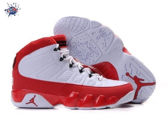 Meilleures Air Jordan 9 Blanc Rouge