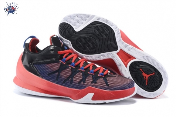 Meilleures Air Jordan Chris Paul 8 Noir Orange