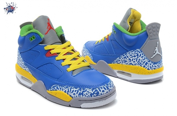 Meilleures Jordan Son of Mars Bleu Jaune