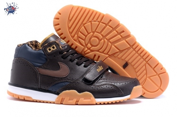 Meilleures Nike Air Trainer 1 Mid Noir Orange