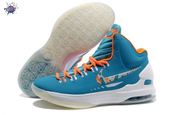 Meilleures Nike KD 5 Bleu Orange