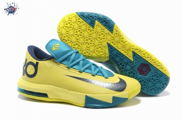 Meilleures Nike KD 6 Jaune Bleu