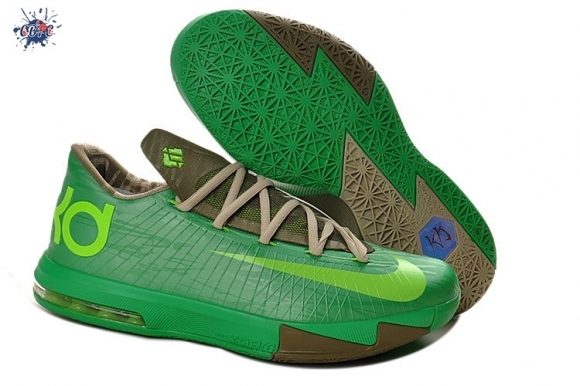 Meilleures Nike KD 6 Marron Vert