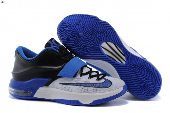 Meilleures Nike KD 7 Blanc Bleu Noir