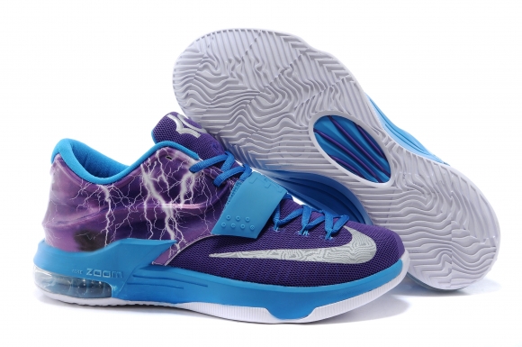 Meilleures Nike KD 7 Bleu Pourpre