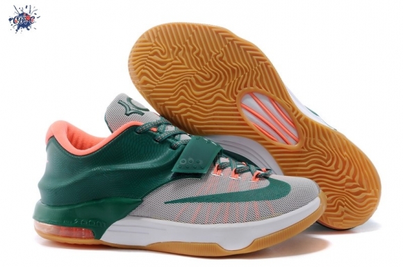 Meilleures Nike KD 7 Vert Gris Orange